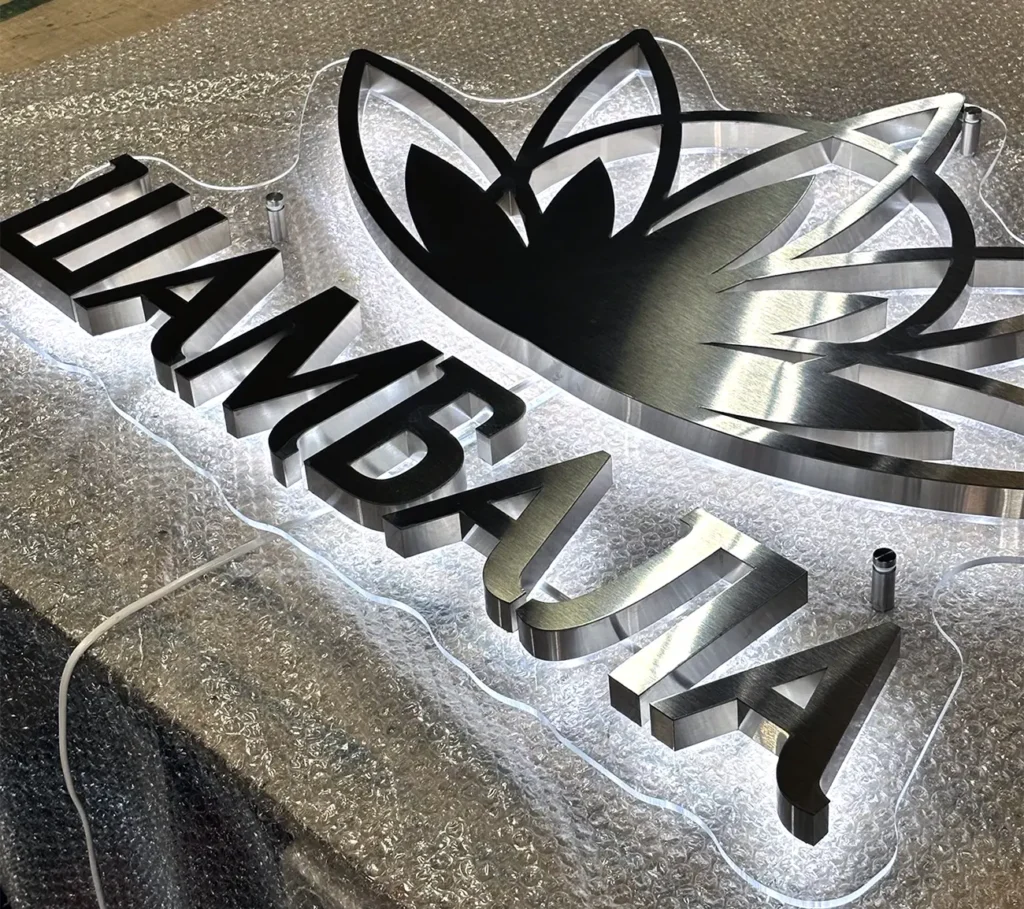 Световая вывеска "Шамбала"